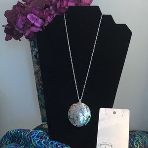 Abalone shell  look necklace from Nature’s 1 22 in